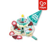 Bolo de aniversário de madeira interativo mágico com vela musical que sai quando sopra - Hape Bolo de aniversário de madeira interativo mágico com vela musical que sai quando sopra - Hape