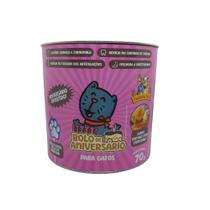 BOLO DE ANIVERSÁRIO P/ GATOS SABOR SALMÃO COM CAMOMILA 70g BOLO DE ANIVERSÁRIO P/ GATOS SABOR SALMÃO COM CAMOMILA 70g