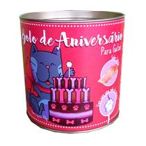 Bolo de Aniversário Padaria Pet para Gatos Sabor Salmão 70g