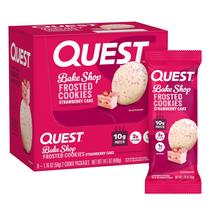 Bolo de morango gelado Cookies Quest Nutrition 16 unidades