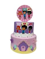 Bolo Fake 3 palavrinhas Rosa Bolo Fake 3 palavrinhas Rosa