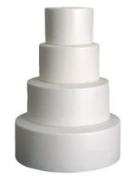 Bolo Fake 4 Bases Branco Moldado No Eva Sem Emenda Bolo Fake 4 Bases Branco Moldado No Eva Sem Emenda