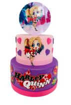 Bolo fake arlequina cute