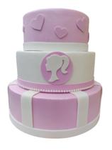 Bolo Fake Barbie Aniversário Festa Princesa Bolo Fake Barbie Aniversário Festa Princesa