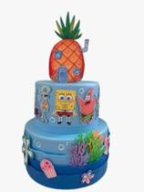 Bolo fake bob esponja