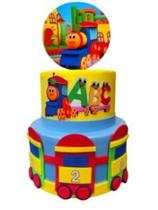 Bolo fake bob o trem Bolo fake bob o trem