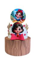 Bolo fake branca de neve cute