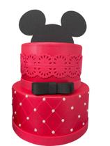 Bolo Fake Captonê Vermelho Mickey