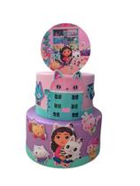 Bolo Fake Casa Mágica da Gaby