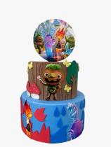 Bolo Fake Elementos Plantinha