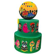 Bolo fake folclore brasileiro Bolo fake folclore brasileiro