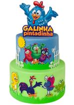 Bolo fake galinha pintadinha Bolo fake galinha pintadinha