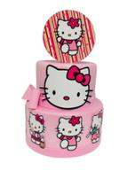 Bolo Fake Hello Kitty Rosa Bolo Fake Hello Kitty Rosa