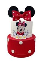 Bolo Fake Minnie Laço