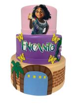 Bolo Fake Mirabel Encanto 3 andares