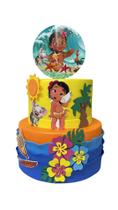 Bolo fake moana bebe