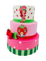 Bolo Fake Moranguinho 3 andares Bolo Fake Moranguinho 3 andares