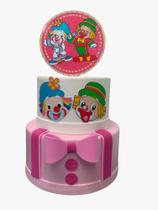 Bolo Fake Patati Patata Rosa