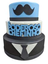 Bolo Fake Poderoso Chéfinho Aniversário Festa Bolo Fake Poderoso Chéfinho Aniversário Festa