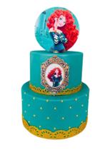 Bolo Fake Princesa Valente Bolo Fake Princesa Valente