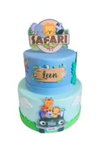 Bolo Fake Safari Azul