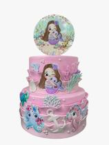 Bolo fake sereia cute Bolo fake sereia cute