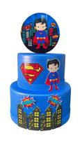 Bolo Fake Super Homem Baby Bolo Fake Super Homem Baby