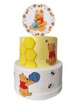 Bolo Fake Ursinho Pooh