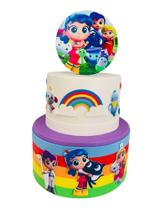 Bolo Fake Vera e o Reino do Arco ìris Bolo Fake Vera e o Reino do Arco ìris