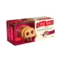 Bolo Premium Trufado com Recheio Sabor Chocolate Amargo