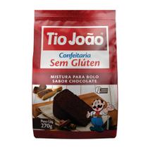 Bolo Sabor Chocolate Tio João Mistura para bolo 270g
