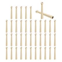 Bolo Tie Tips PATIKIL Light Gold Alloy 5 cm 40 peças de artesanato DIY Bolo Tie Tips PATIKIL Light Gold Alloy 5 cm 40 peças de artesanato DIY