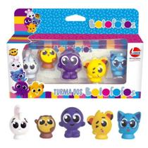 Bolofofos 5 Personagens Turminha Pipi Sophie Pow Bunny Rick Funk Pao de Queijo - Lider