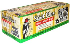 Bolos de sebo para aves St. Albans Bay Suet Plus, pacote com 15 unidades, 311 g