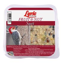 Bolos de Sebo para Pássaros Lyric Frutas e Nozes 340g Pacote com 12 Bolos de Sebo para Pássaros Lyric Frutas e Nozes 340g Pacote com 12