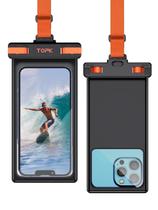 Bolsa À Prova D'Água Topk IPX8 para Celular - Capa Subaquática Bolsa À Prova D'Água Topk IPX8 para Celular - Capa Subaquática