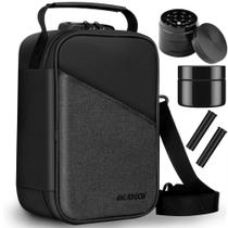 Bolsa à prova de cheiro IDEATECH Stash Box à prova de odor com fechadura preta Bolsa à prova de cheiro IDEATECH Stash Box à prova de odor com fechadura preta