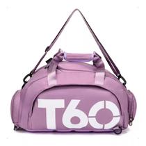 Bolsa Academia Fitness T60 Impermeável Espaçosa Cor Lilás Bolsa Academia Fitness T60 Impermeável Espaçosa Cor Lilás