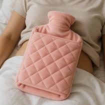 Bolsa Água Quente Térmica Macia Compressa Gelo 2 Litros Rosa Bolsa Água Quente Térmica Macia Compressa Gelo 2 Litros Rosa