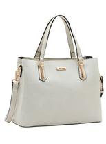 Bolsa Alça de Mão Clássico Soft Chic - Chenson - Bege Bolsa Alça de Mão Clássico Soft Chic - Chenson - Bege