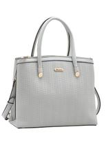 Bolsa Alça de Mão Mini Tramas - Cinza - Chenson Bolsa Alça de Mão Mini Tramas - Cinza - Chenson