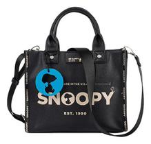 Bolsa Alça De Mão, Ombro E Trasnversal Snoopy Preta
