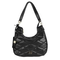 Bolsa Alice Palucci Ombro Meia Lua Matelassê Média AL2997 Cor:PretoTamanho:ÚnicoGênero:Feminino