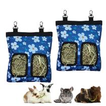 Bolsa alimentadora de feno para porquinhos-da-índia, coelhinhos e chinchilas, 2 unidades Bolsa alimentadora de feno para porquinhos-da-índia, coelhinhos e chinchilas, 2 unidades