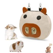 Bolsa alimentadora de feno Zhilishu Rabbit para cobaia Bunny Brown