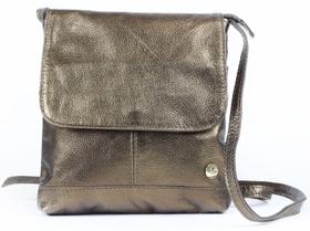 Bolsa Aline Feminina Transversal em Couro Legitimo