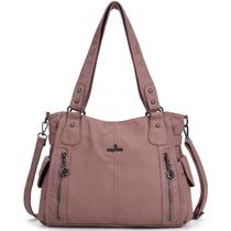 Bolsa Angelkiss Top-Handle Hobo Purse Bolsa de ombro rosa