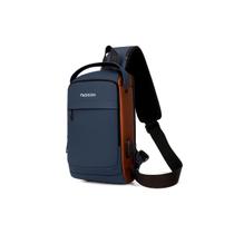 Bolsa Antifurto Masculina Transversal Impermeável Com Cadeado e USB