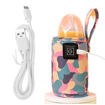Bolsa Aquecedora de Mamadeira USB Portátil 30x14 cm Rosa Vdhwter Bolsa Aquecedora de Mamadeira USB Portátil 30x14 cm Rosa Vdhwter
