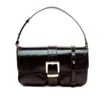 Bolsa Arya Couro Preto Cecconello C2906-6 Bolsa Arya Couro Preto Cecconello C2906-6